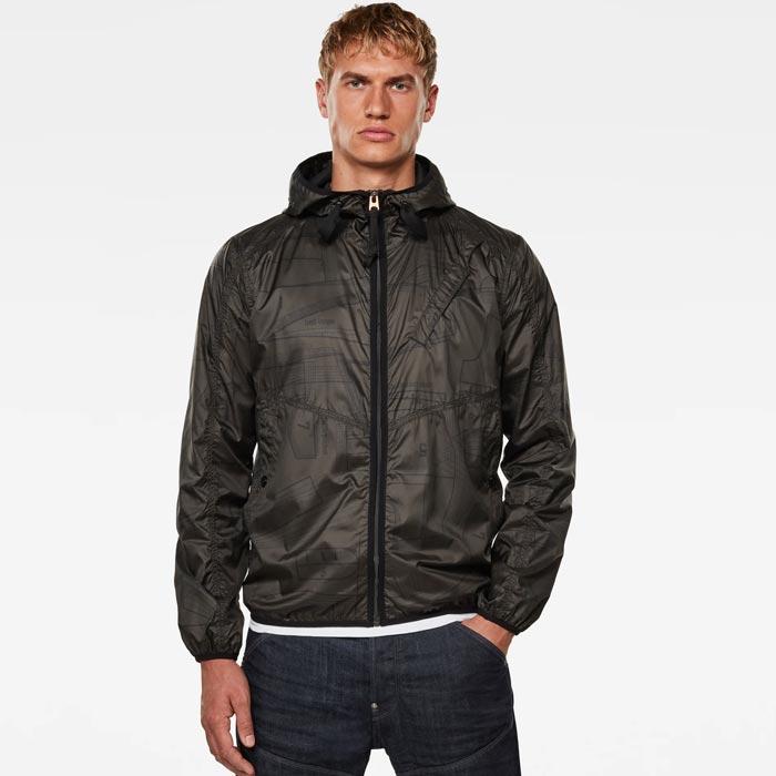 Strett Hooded Jacket G Star Raw ジースターロウ メンズ ナイロンフード D C441 アウター 総柄 カジュアル D C441 Unique Jean Store 通販 Yahoo ショッピング