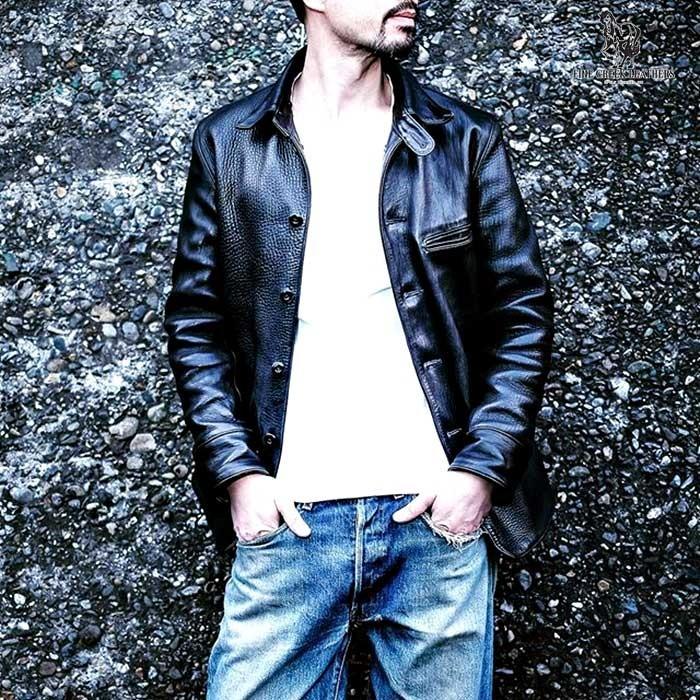 日本製】ファインクリークレザーズ レザージャケット ギルモア 40