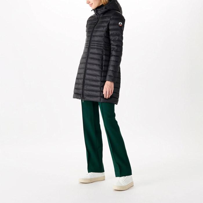 JOTT ジョット FW22WDOW11 Long hooded down jacket Vero NOIR JOTT ジョット FW22WDOW11 Long hooded down jacket Vero NOIR