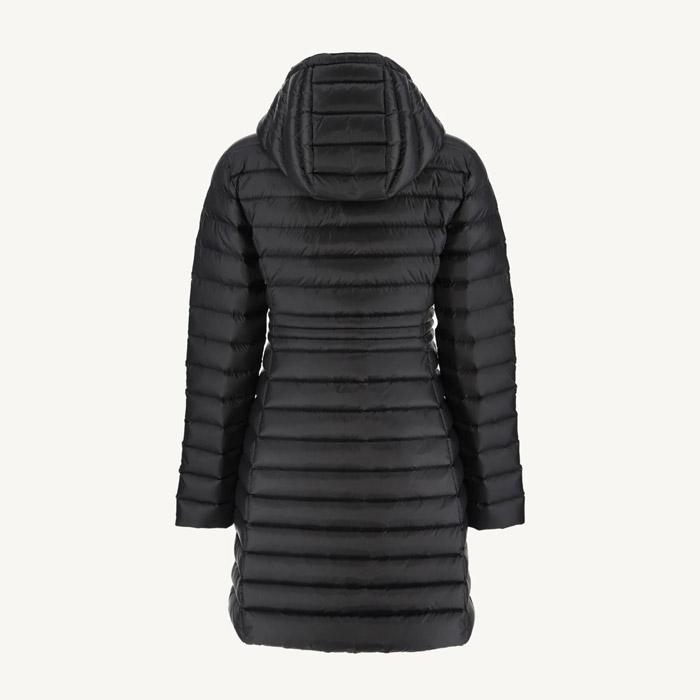 JOTT ジョット FW22WDOW11 Long hooded down jacket Vero NOIR JOTT ジョット FW22WDOW11 Long hooded down jacket Vero NOIR