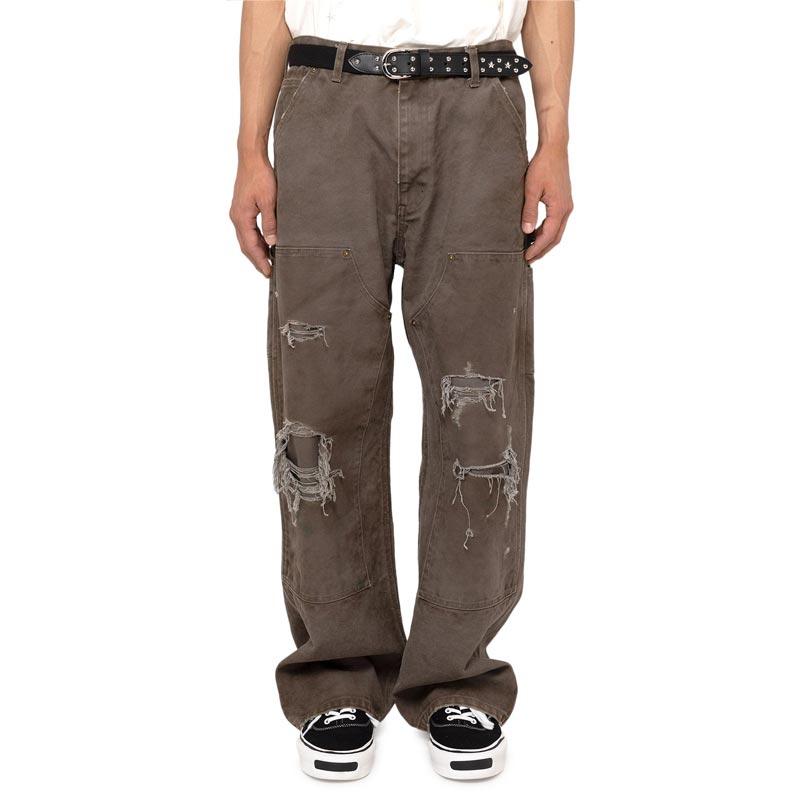 KAMIYA カミヤ Boro Painter Pants グレー Mサイズ