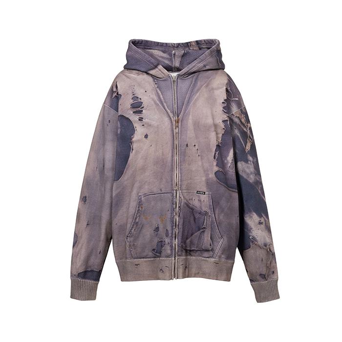 KAMIYA KAMIYA(カミヤ) Trompe L'oeil Print Zip-up Hoodie : UNIQUE