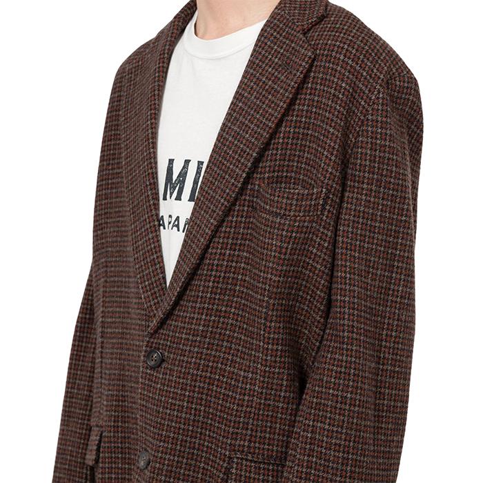 KAMIYA(カミヤ) Tweed Jacket:BROWNの画像
