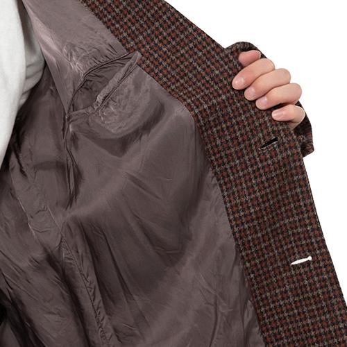 KAMIYA(カミヤ) Tweed Jacket:BROWNの画像