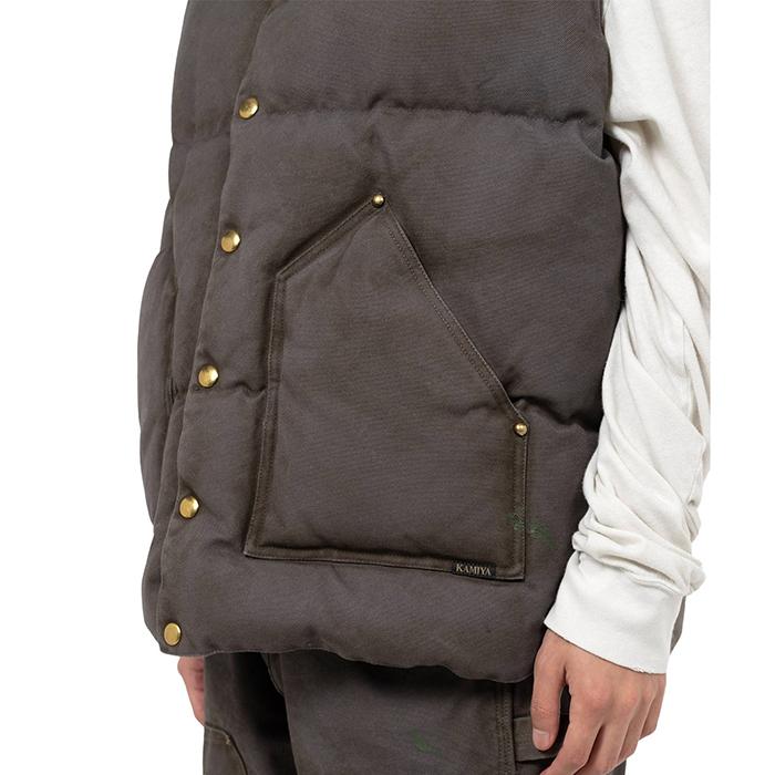 KAMIYA(カミヤ) "Rocky Mountain Featherbed x KAMIYA "Duck Down Vestの画像