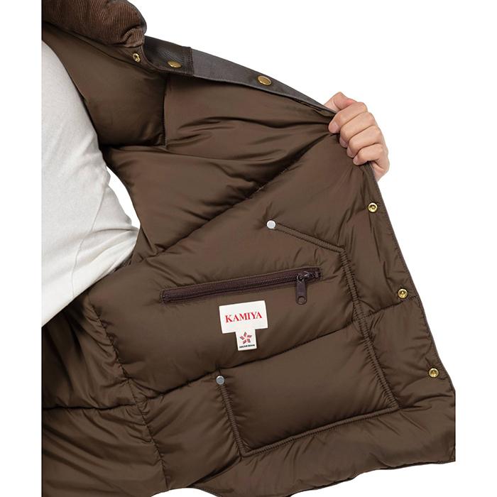 KAMIYA(カミヤ) "Rocky Mountain Featherbed x KAMIYA "Duck Down Vestの画像
