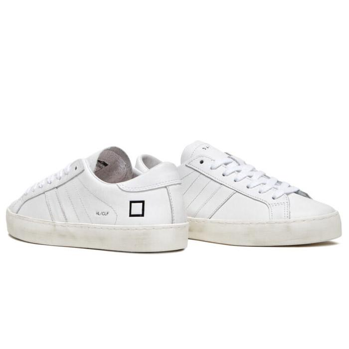 D.A.T.E. デイト HL-CA-WH HILL LOW CALF WHITE ローカットスニーカー