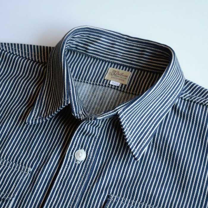 DELUXEWARE（デラックスウエア） HV-01 HICKORY NEL SHIRT ヒッコリー