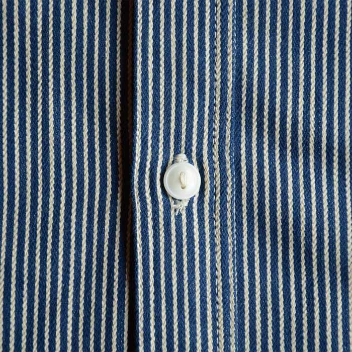 DELUXEWARE デラックスウエア HV-01 HICKORY NEL SHIRT ヒッコリー