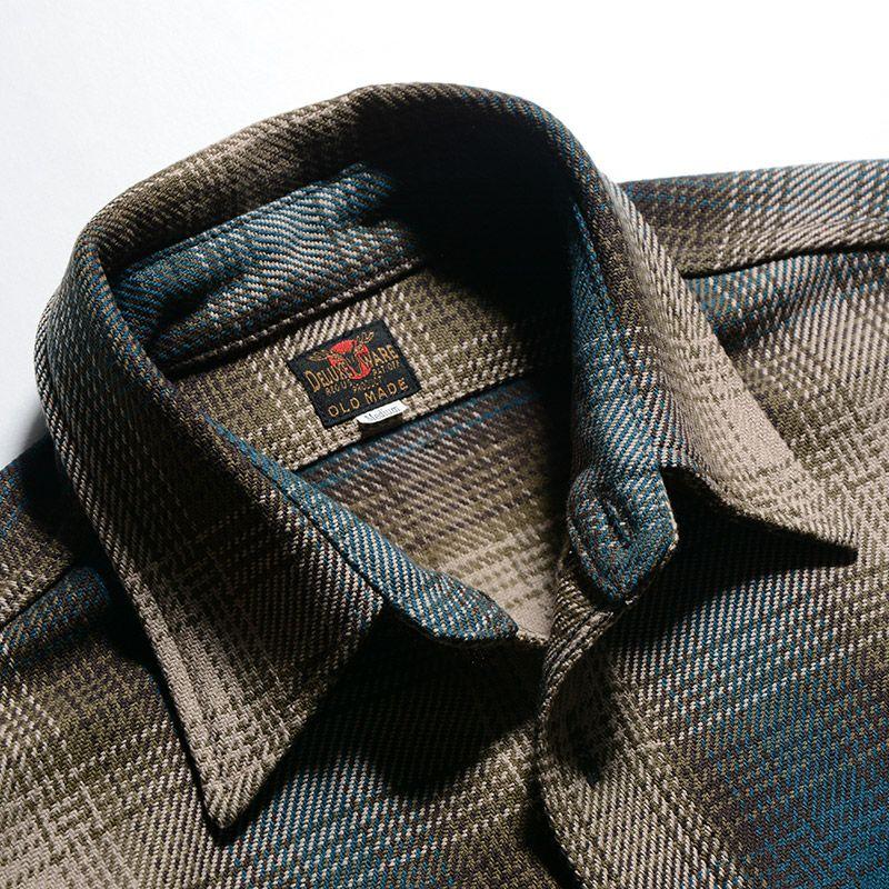 DELUXEWARE（デラックスウエア） HV-54 BLUE OMBRE SHIRT ブルー