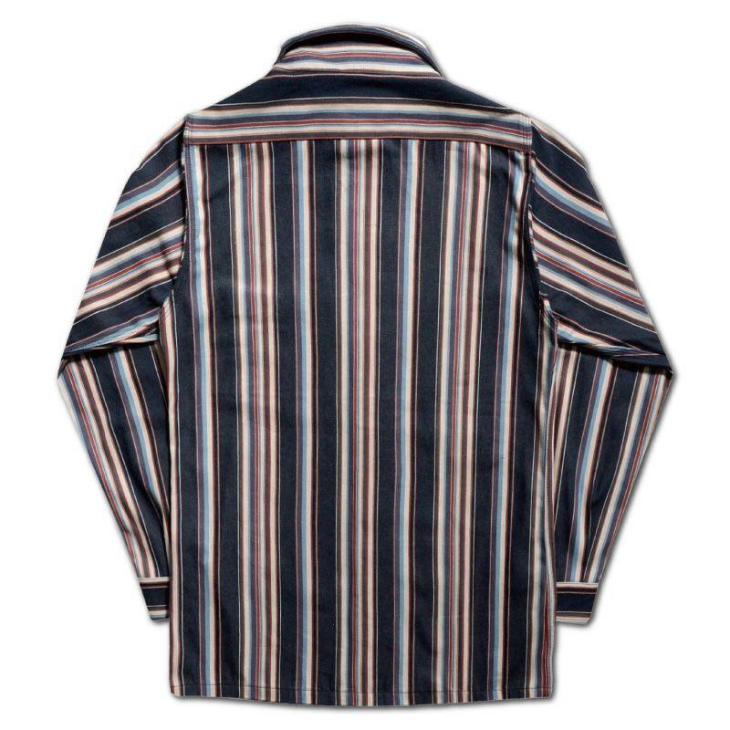 早い者勝ちです！ネイタルデザインレトロストライプ DELUXEWARE（デラックスウエア） HV-56 NATIVE STRIPE ネイビー