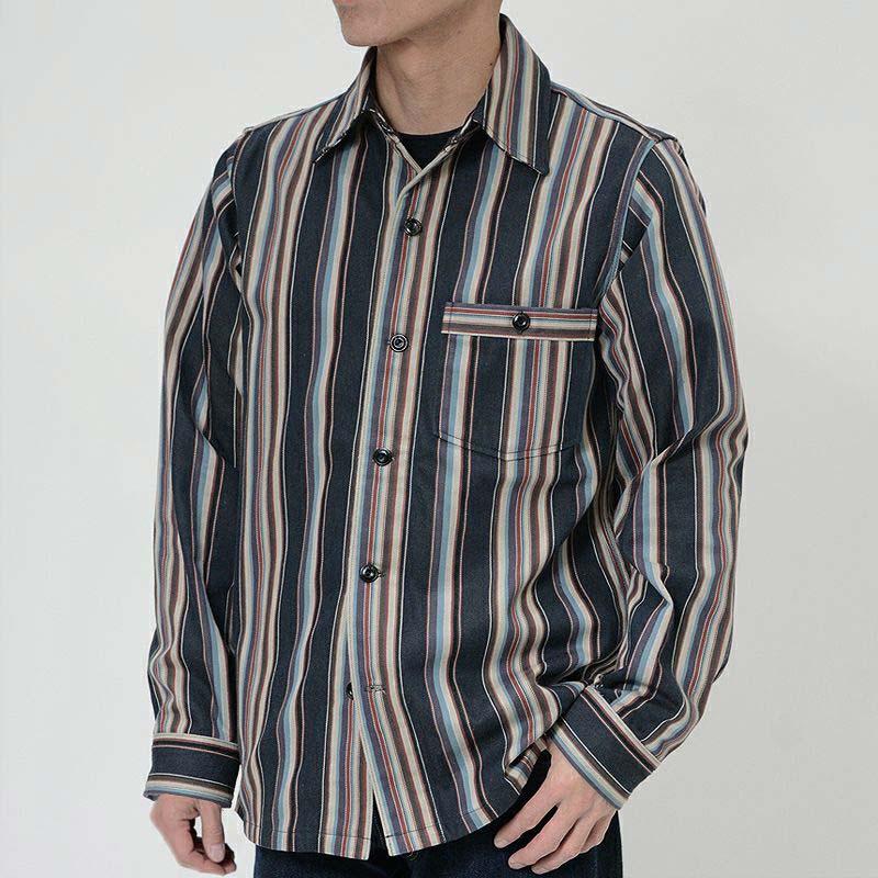 DELUXEWARE（デラックスウエア） HV-56 NATIVE STRIPE ネイビー