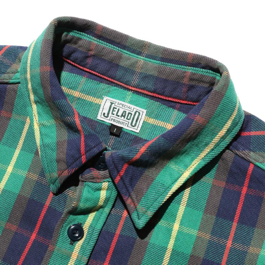 JELADO（ジェラード） JP02128 Union Workers Shirt Regular アボカド