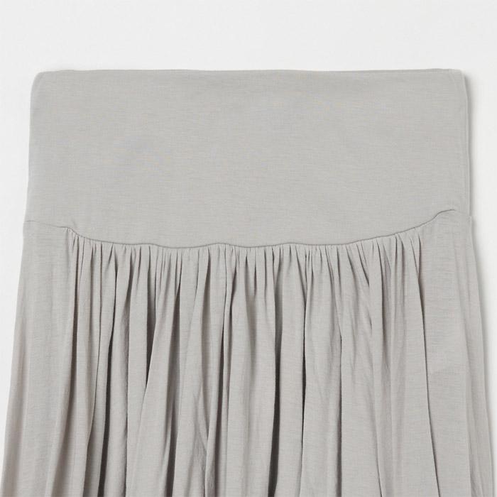 【未使用タグ付】スリードッツ：ジャージーコレットロングスカート jersey colette long skirt｜スリードッツ オフィシャルオンラインショップ