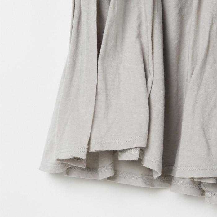three dots スリードッツ KD378YJ ジャージーコレット ロングスカート