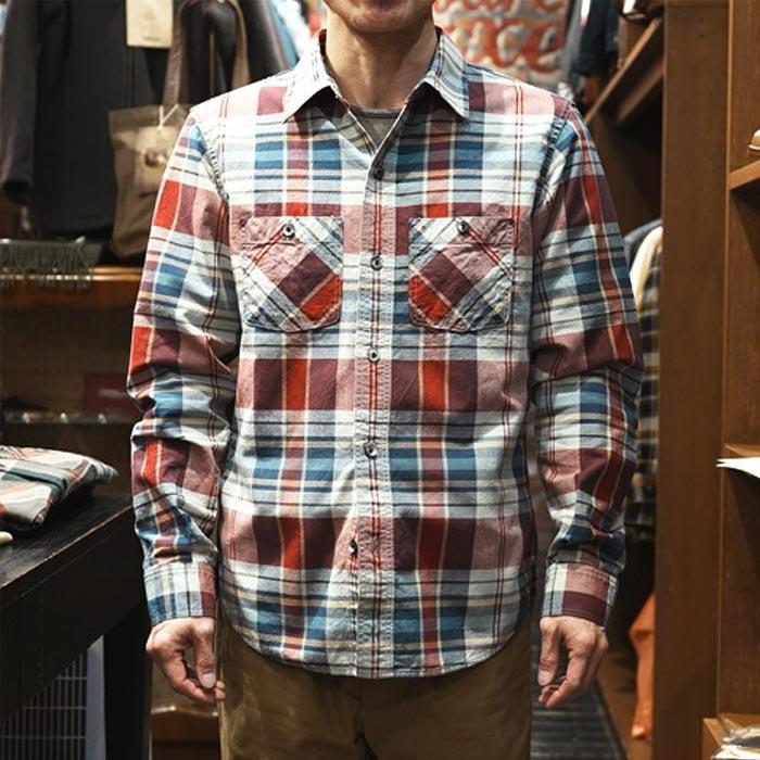 DELUXE WARE　LV-30　 新品未使用　長袖シャツ DELUXEWARE（デラックスウエア） LV-30 MULTI CHECK PATTERN メンズ