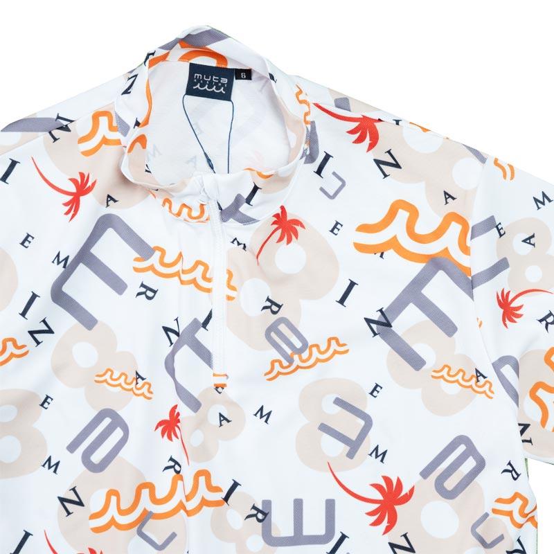 muta MARINE ムータマリン MGJC-446402 ハーフジップ ヘムリブ