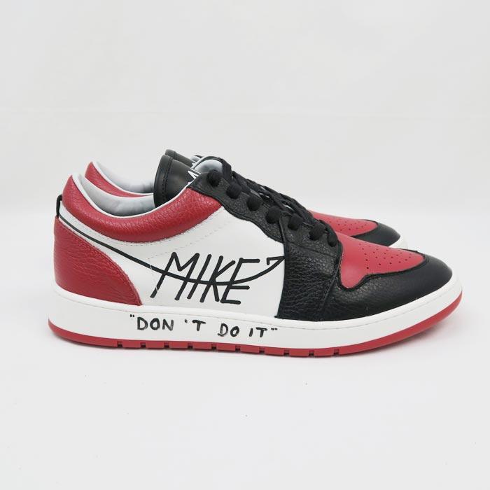 MIKE.dontdoit マイクドントドゥイット MIKE01 ブラック×レッド レザー 