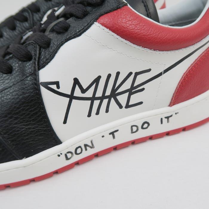 MIKE.dontdoit マイクドントドゥイット MIKE01 ブラック×レッド レザー 