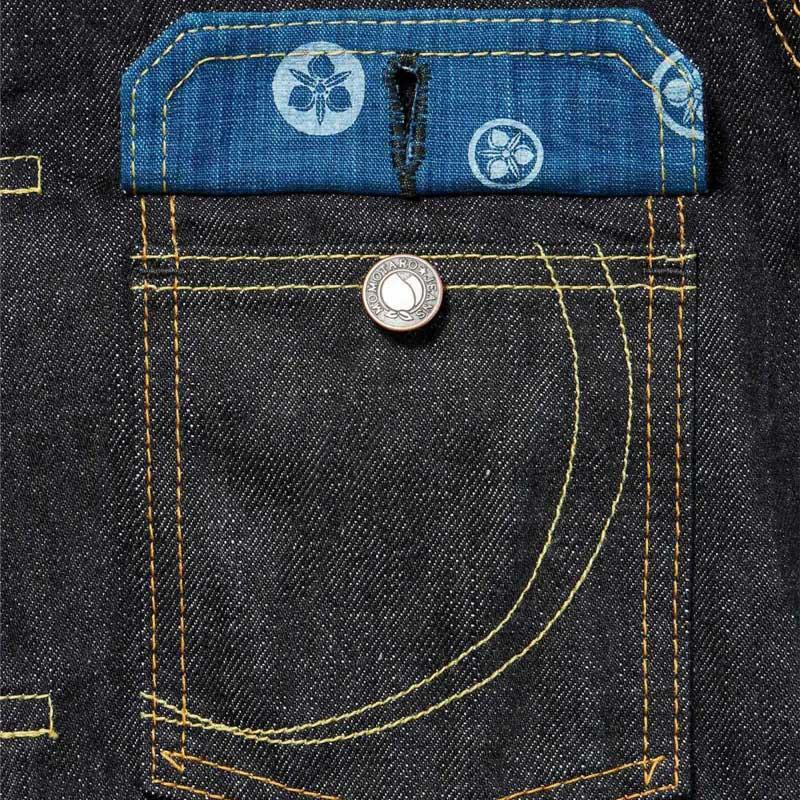 【桃太郎JEANS】MJ2103 銅丹特濃インディゴブルーデニムジャケット Amazon | (桃太郎ジーンズ) デニムジャケット MJ2103 桃太郎