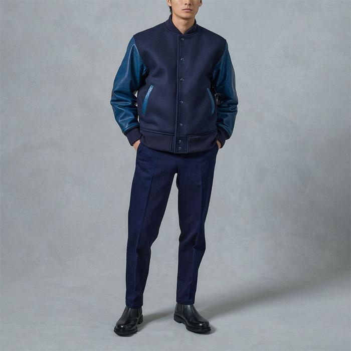 桃太郎ジーンズ MOMOTARO JEANS MXOT1303 HEAVY MELTON x INDIGO 