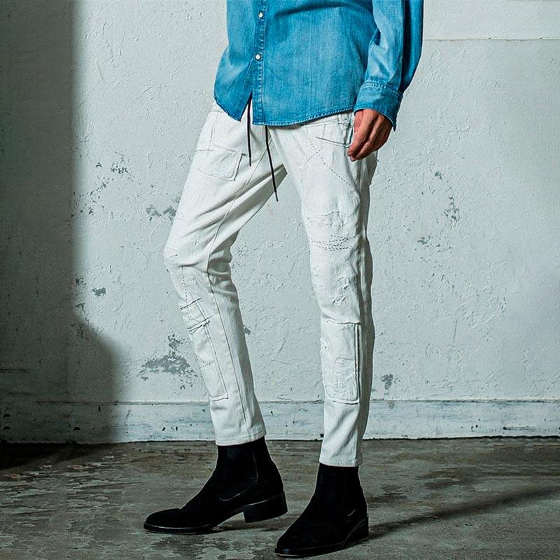 RESOUND CLOTHING(リサウンドクロージング)】MICK DENIM JERSEY デニム 