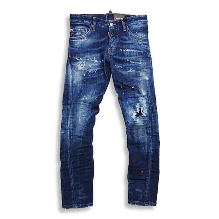 DSQUARED2 ディースクエアード S71LB0917 SEXY TWIST JEAN メンズ ストレッチデニムジーンズ 正規品 2021年春  送料無料 :S71LB0917:UNIQUE JEAN STORE - 通販 - Yahoo!ショッピング