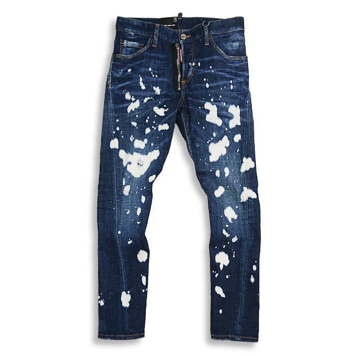 SALE DSQUARED2 ディースクエアード S74LB0964 Sexy Twist Bleach Splash Cool Guy Jeans  セクシーツイスト メンズ デニム 正規品 送料無料 返品交換不可 : s74lb0964 : UNIQUE JEAN STORE - 通販 - 