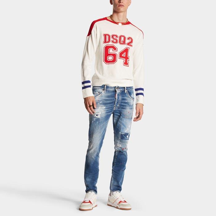 DSQUARED2 ディースクエアード S74LB1456 MEDIUM WORN OUT BOOTY DSQUARED2 ディースクエアード S74LB1456 MEDIUM WORN OUT BOOTY