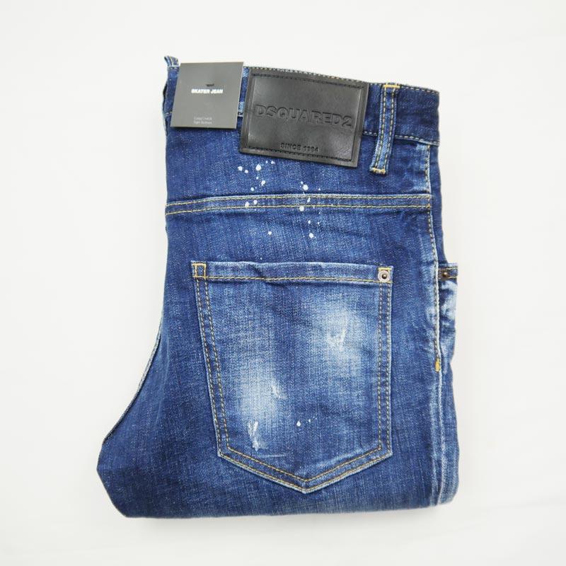 DSQUARED2 ディースクエアード S74LB1556 Dark Easy Wash Skater DSQUARED2 ディースクエアード S74LB1556 Dark Easy Wash Skater