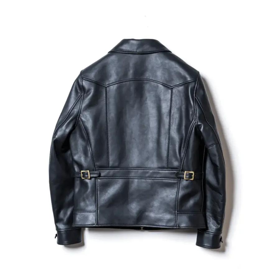 Y'2 LEATHER(ワイツーレザー) SUMI DYED HORSE SINGLE RIDERS : UNIQUE