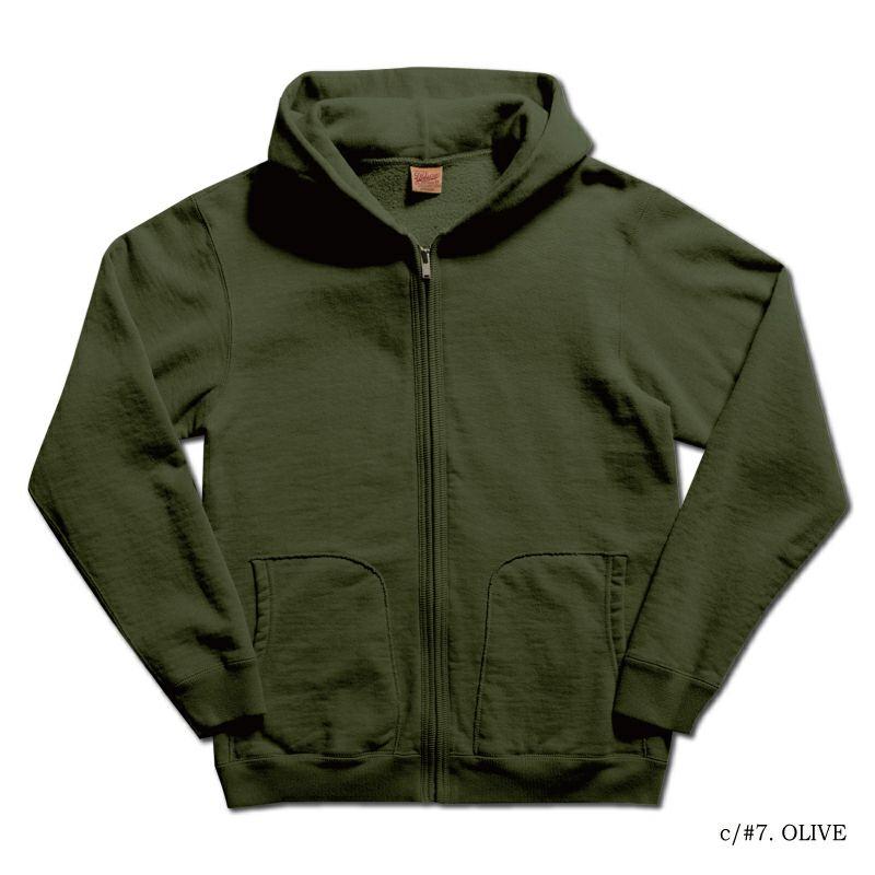 デラックスウェア フルジップパーカー SPZ-00 サイズM DELUXEWARE（デラックスウエア） SPZ-00[FULLZIP PARKA PLAIN