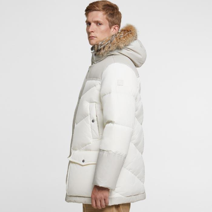 Woolrich ウールリッチ メンズ ダウンコート Logo Arctic Parka Df Wocps2905 ホワイト ダウンジャケット アウター 正規品 カジュアル ラグジュアリ Wocps2905 Unique Jean Store 通販 Yahoo ショッピング