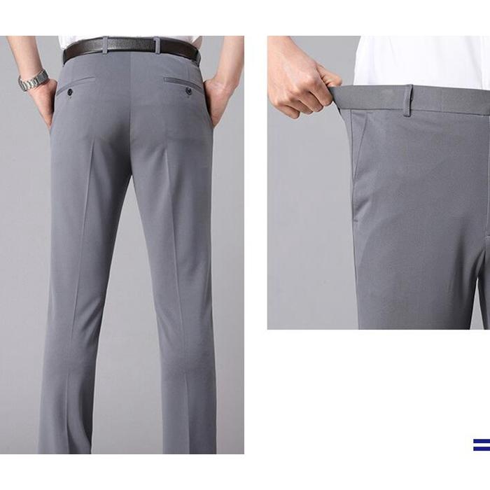 ビジネスパンツ スラックス メンズ クールビズ スリムパンツ