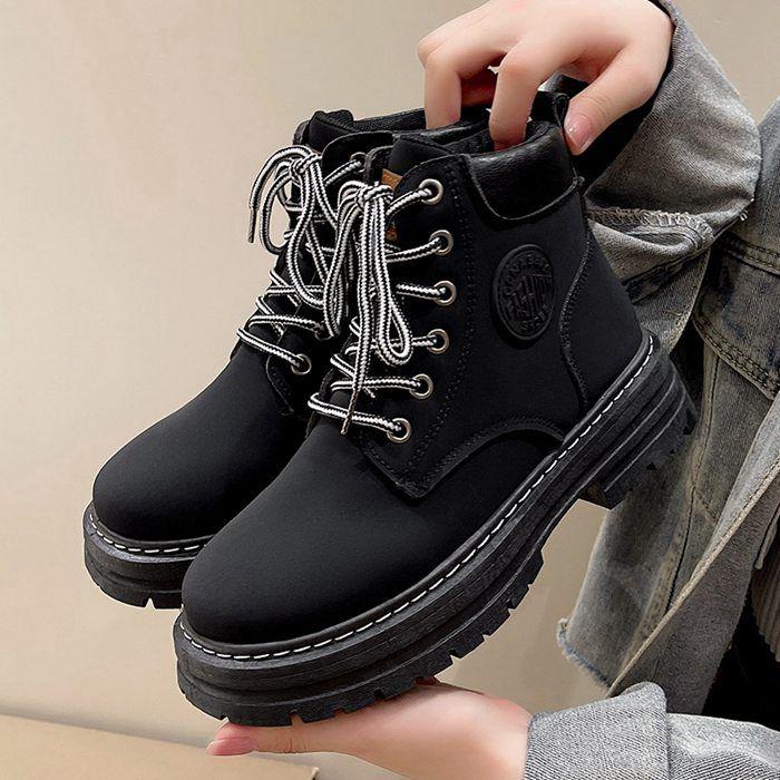 ワークブーツ ショートブーツ メンズ レディース レースアップ 靴