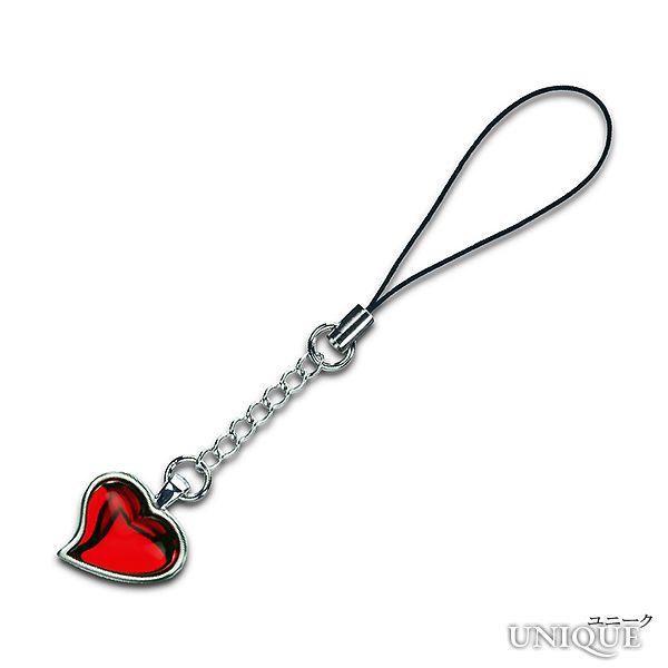 PRECIOSA　【プレシオサ】　Small Heart　ハート携帯ストラップ　（ライトシャム色） ★ Phone Accessory Charm - Lt. Siam ★　【20％OFF】｜unique-world