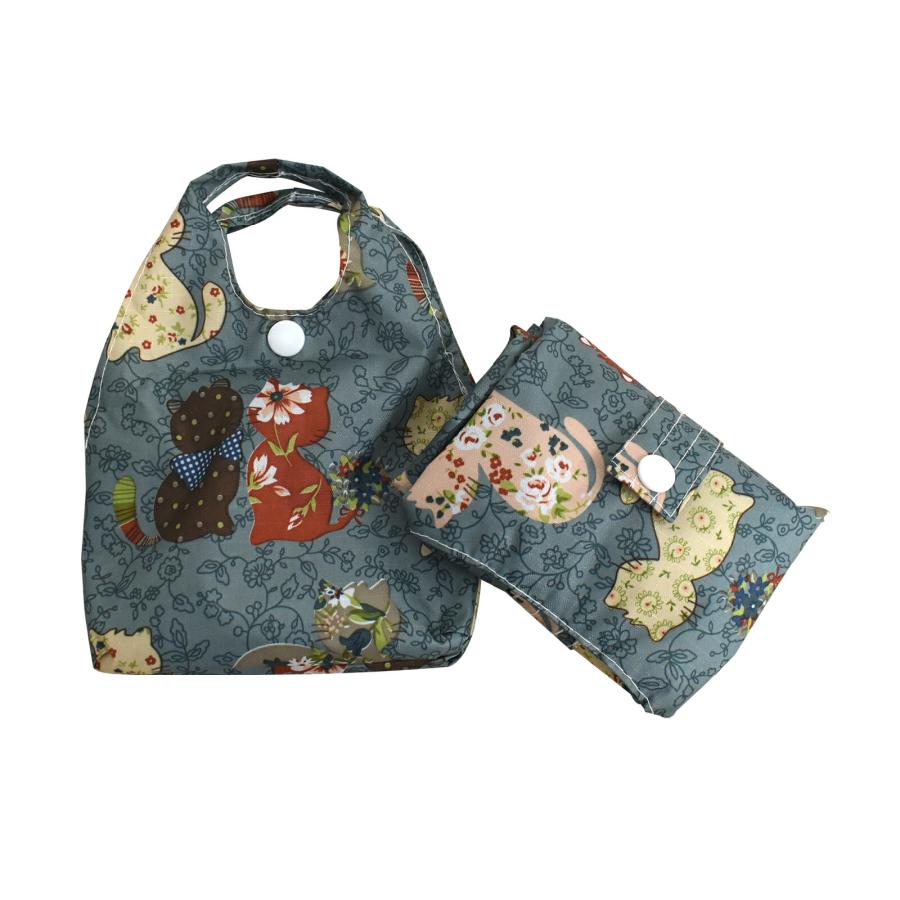 リップストップ プリント コンパクトバッグ エコバッグ マイバッグ