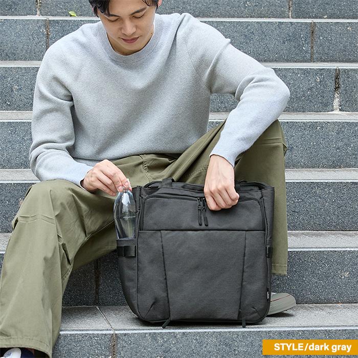 KABAG address トートバッグ メンズ レディース 大きめ ファスナー付き