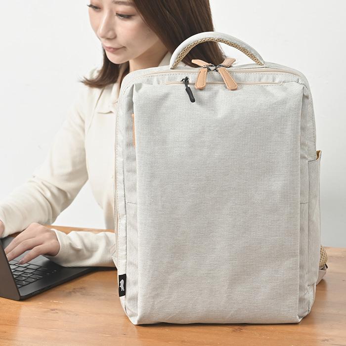 KABAG box 時短リュック 観音開き 自立型 11L A4収納 撥水 多機能