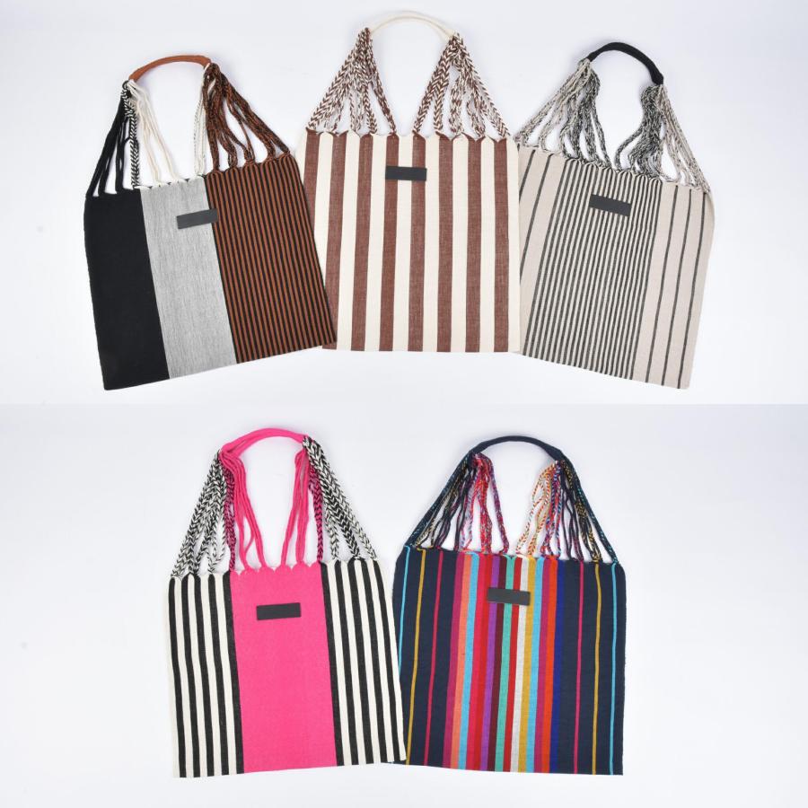 メキシコ(ハンドメイド)から生まれたハンモックバッグ トートバッグ 綿