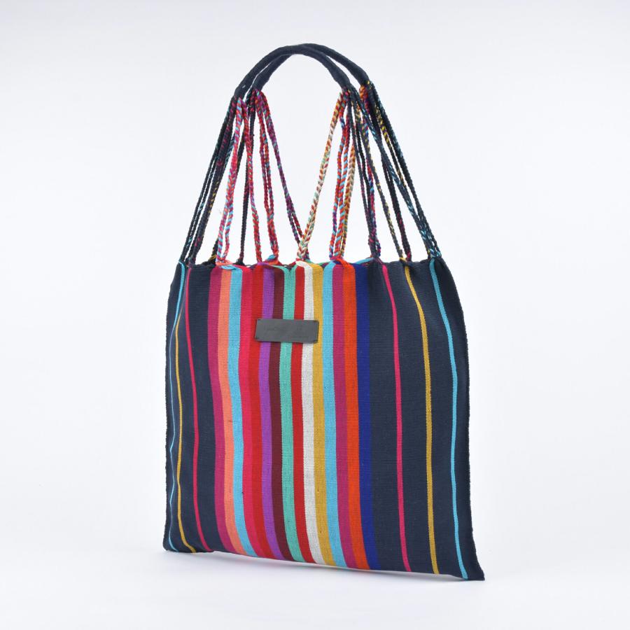 メキシコ(ハンドメイド)から生まれたハンモックバッグ トートバッグ 綿