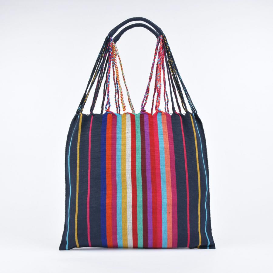 メキシコ(ハンドメイド)から生まれたハンモックバッグ トートバッグ 綿