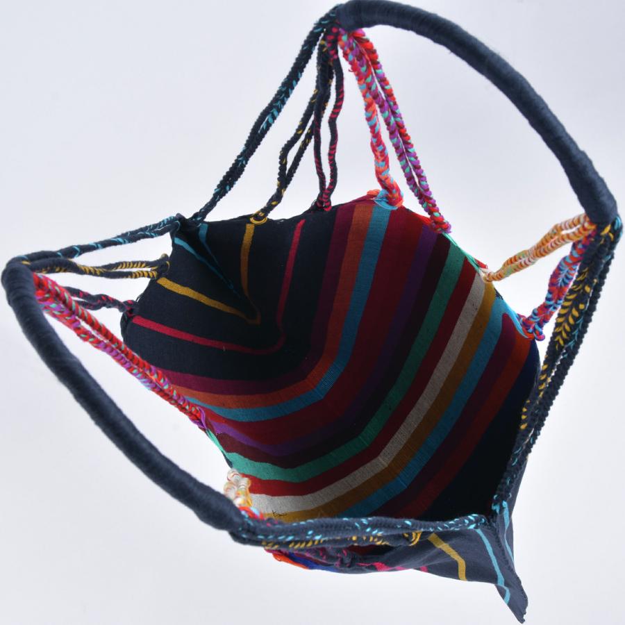 メキシコ(ハンドメイド)から生まれたハンモックバッグ トートバッグ 綿