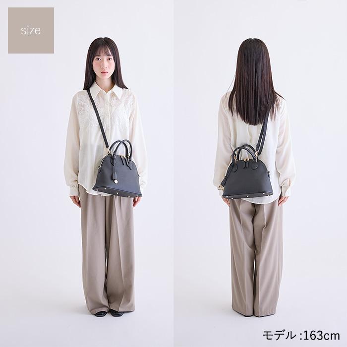 本革 ブガッティバッグ M ハンドバッグ レディース シュリンクレザー