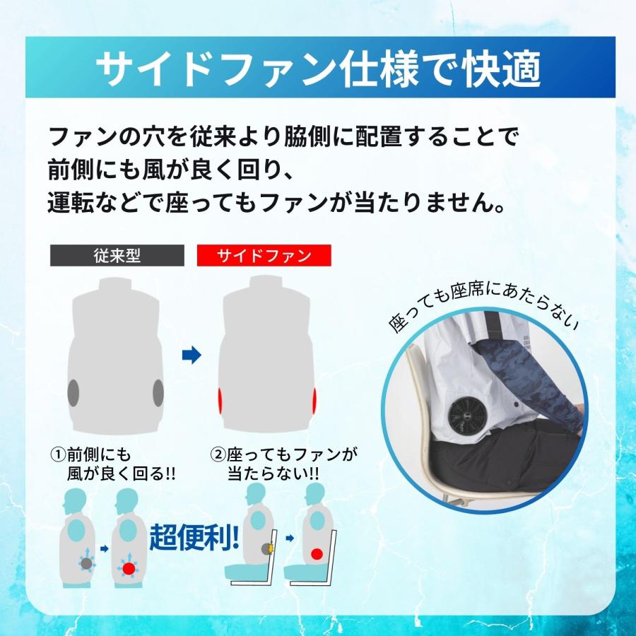 ジーベック（XEBEC） 空調服(R) ベスト XE98028 猛暑対策 男女兼用 JIS