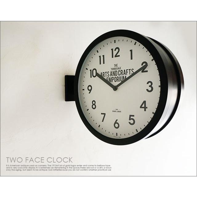 両面 壁掛け 時計 インダストリアル アンティーク 615 Uniroyal 通販 Yahoo ショッピング