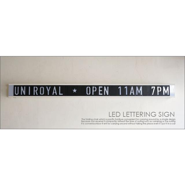 LEDレタリングサイン（ロング）｜uniroyal｜02