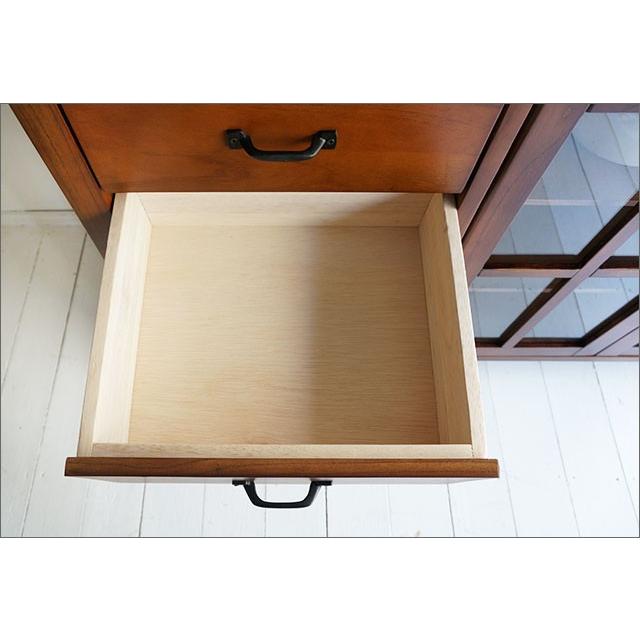 ガラス キャビネット レトロ シャビー 家具 アンティーク ビンテージ