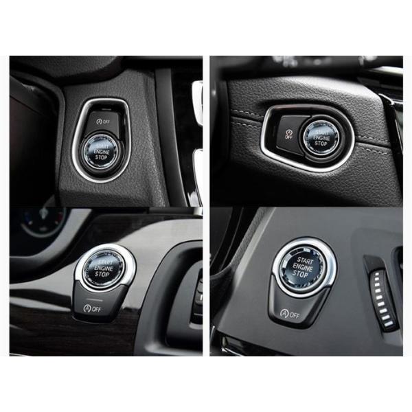 BMW エンジン スタート ボタン 3D クリスタルタイプ 全4色 F20 F22 F30 