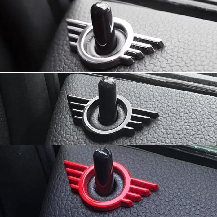 BMW BMW MINI ミニクーパー ドア ロック ピン エンブレム 2個セット